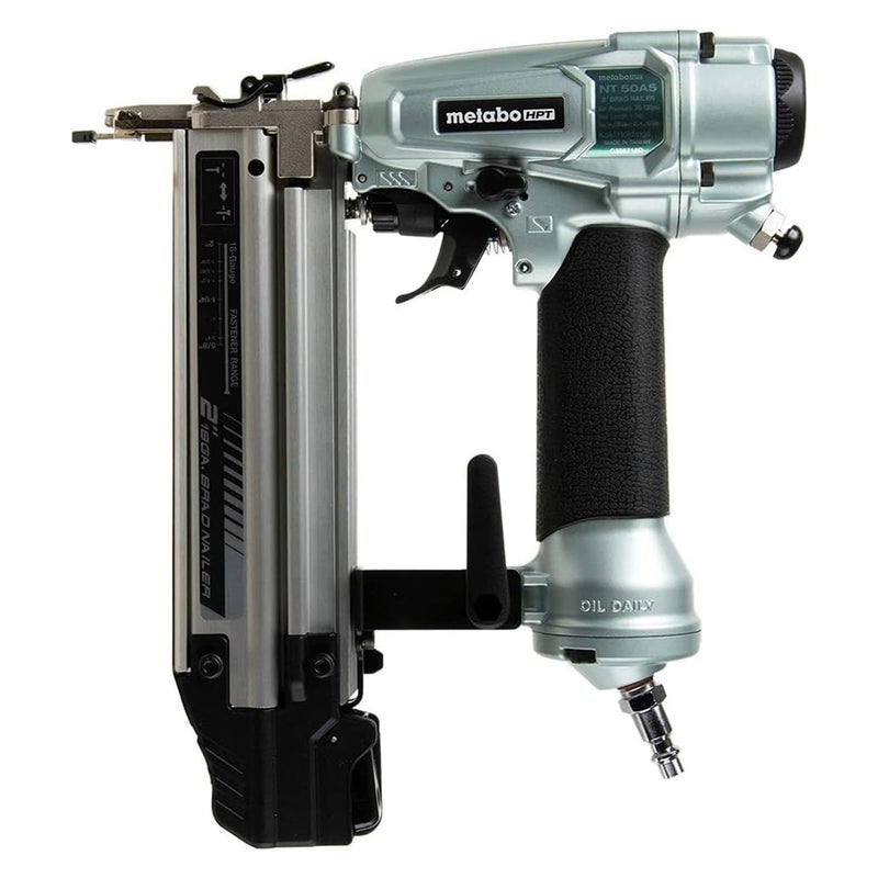 Metabo HPT Pro Brad Nailer, Pro-Preferred Pneumatic Finish Power Nailer for Trim Work, Furniture Building, Lightweight and Durable with Aluminum Magazine, 18 Gauge, 5/8â€³ to 2â€³ Brad Nails, NT50A5 - Image 1